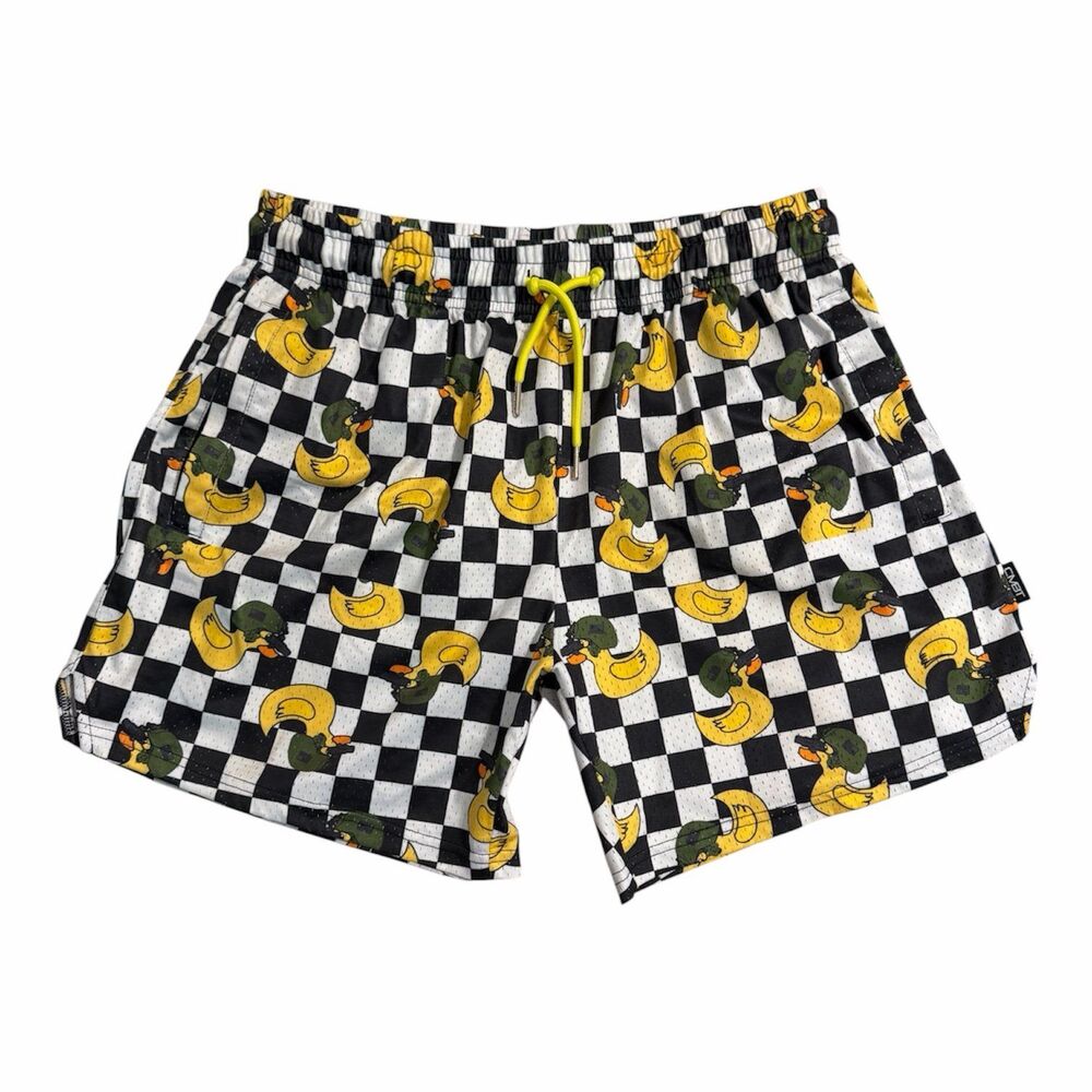 Combat Iron V3 5.5" Dual Mesh Training Shorts Tactical Ducky Large EUC